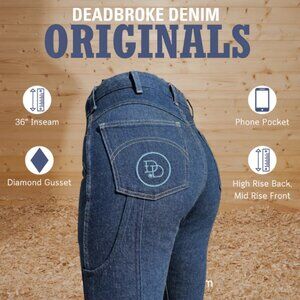 NWT Deadbroke Denim Original Jeans